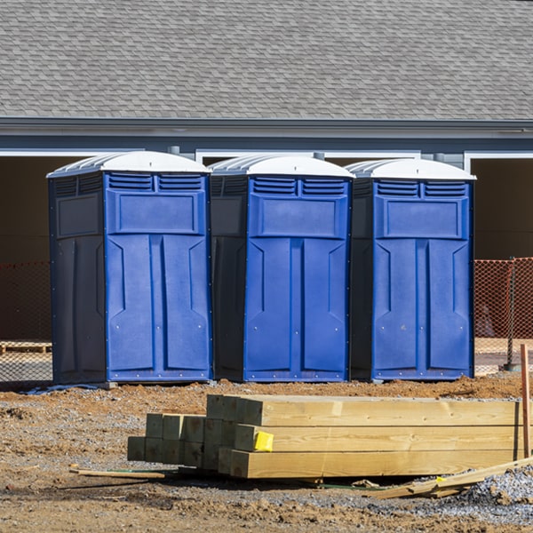 are there any restrictions on what items can be disposed of in the porta potties in Elverson